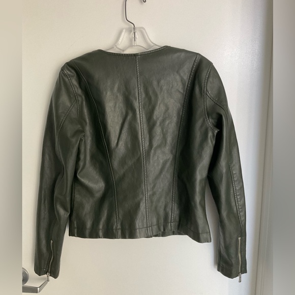 Loft Imitation Leather Jacket - Picture 2 of 4